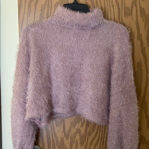 NWT Windsor Purple Crop Sweater